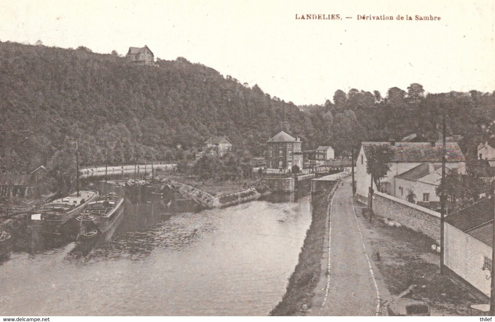Landelies NA23: Dérivation De La Sambre 1922 - Montigny-le-Tilleul