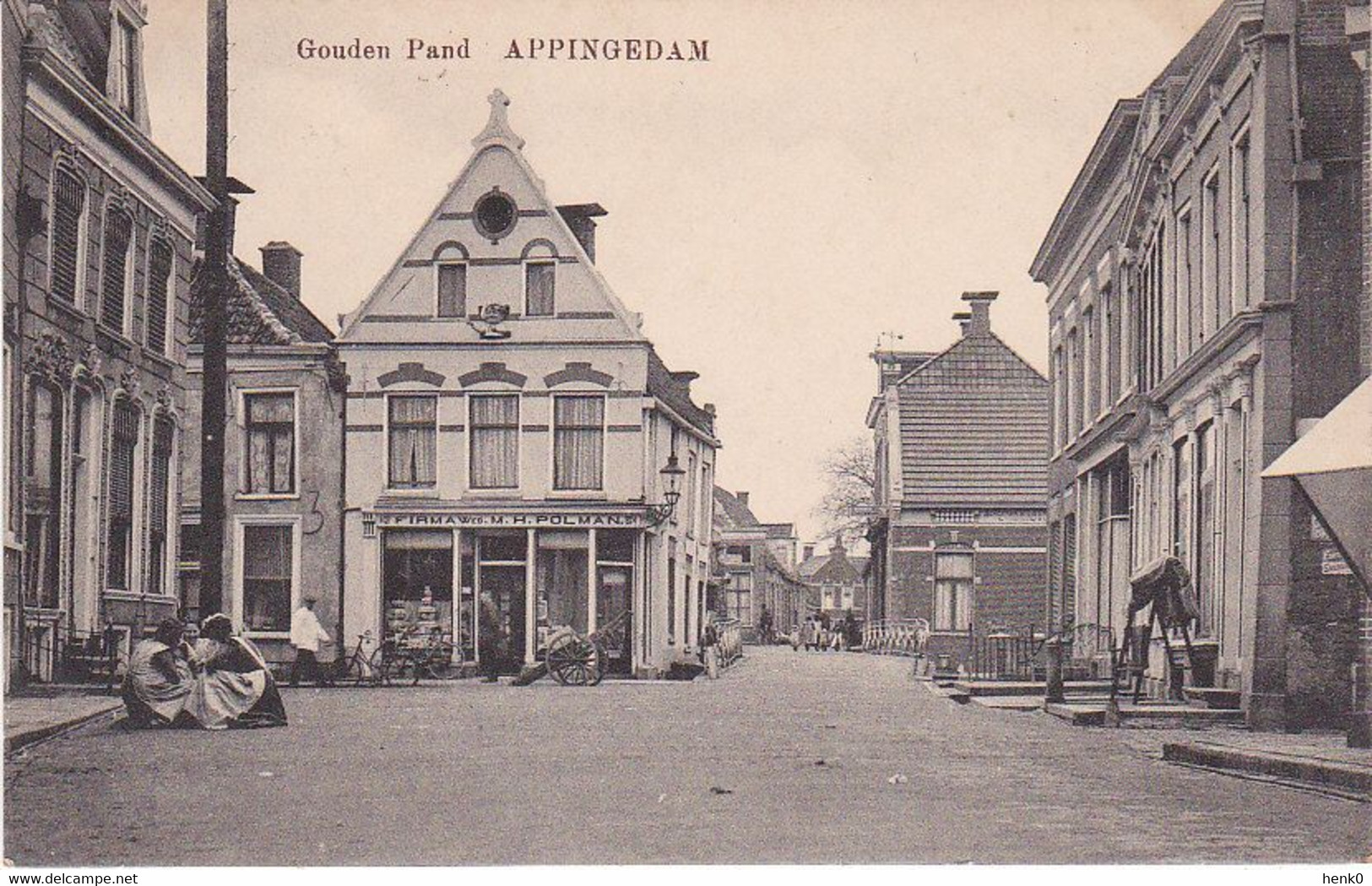 Appingedam Winkel Weduwe M.H. Polman N346 - Appingedam