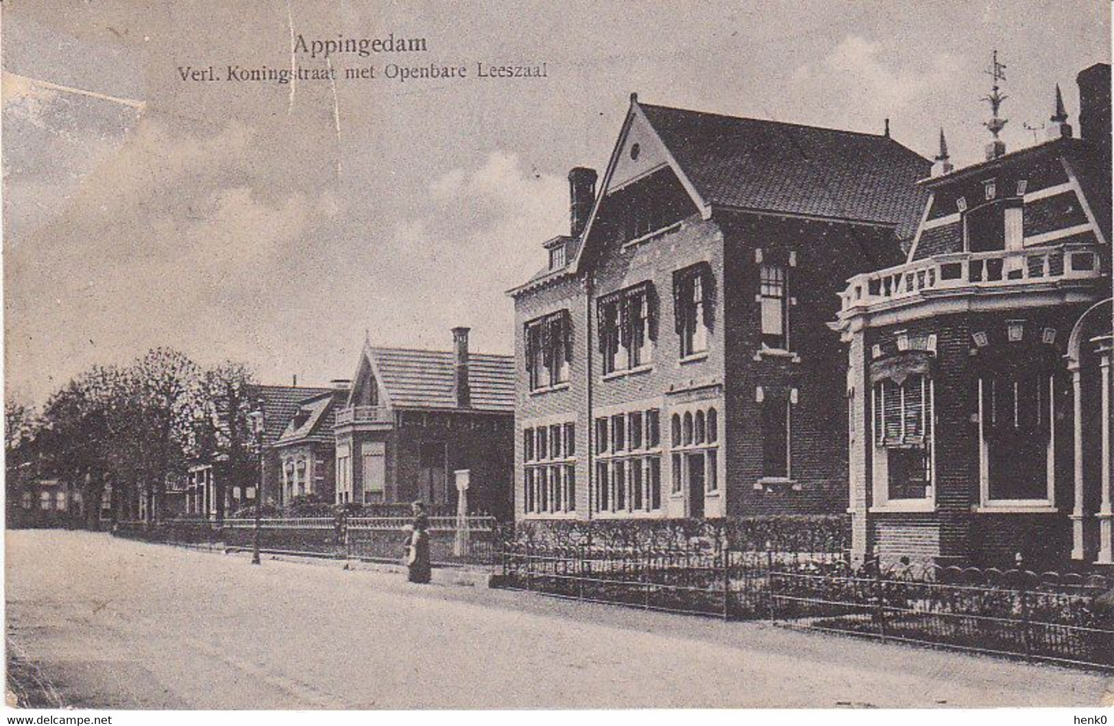 Appingedam Koningstraat Openbare Leeszaal N347 - Appingedam