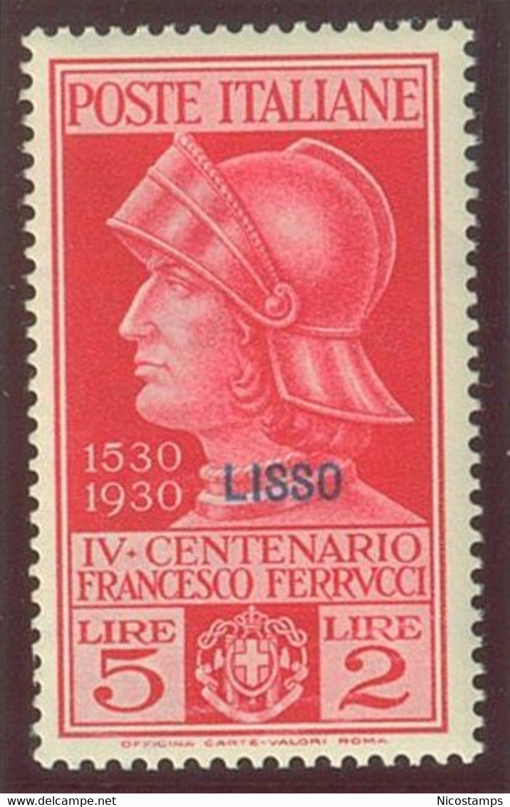 ITALIA COLONIE EGEO LIPSO SASS. 12 - 16 NUOVI - Aegean (Lipso)