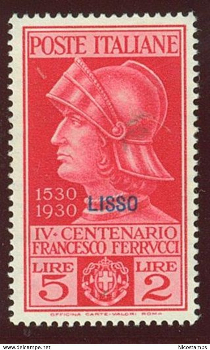 ITALIA COLONIE EGEO LIPSO SASS. 12 - 16 NUOVI - Egée (Lipso)