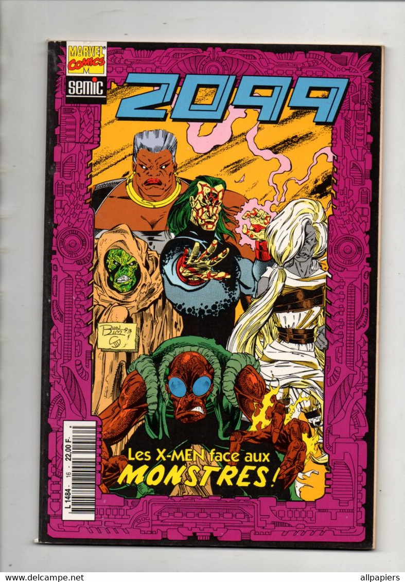 Comics 2099 N°16 Le Punisher - Spider-Man - X-Men - Fatalis - éditions Semic De 1994 - Lug & Semic