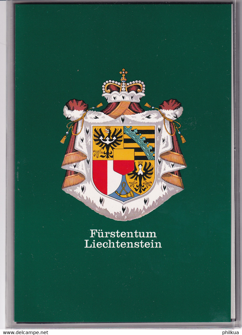 1987 Jahresfolder Fürstentum Lichtenstein Postfrisch/**/MNH - Verzamelingen