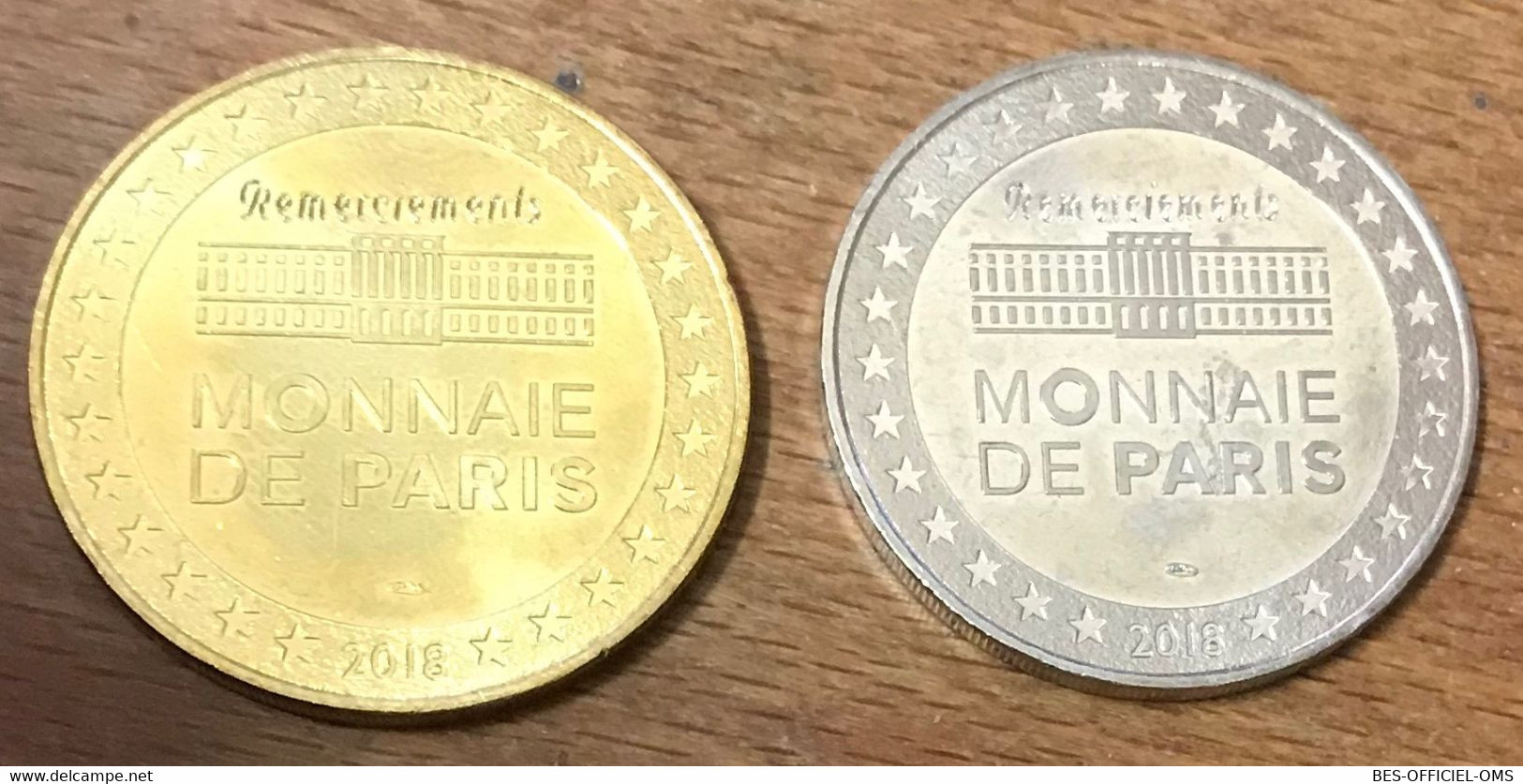 13 AUBAGNE Z. I. LES PALUDS 50 ANS REMERCIEMENTS 2 MEDAILLES TOURISTIQUE MONNAIE DE PARIS 2018 JETON MEDALS COINS TOKENS - 2018