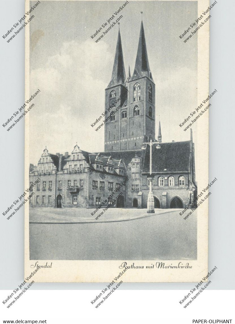 0-3500 STENDAL, Rathaus Und Marienkirche - Stendal