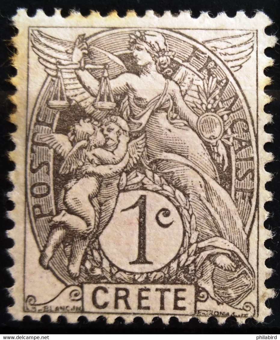 CRETE                        N° 1                     NEUF* - Unused Stamps