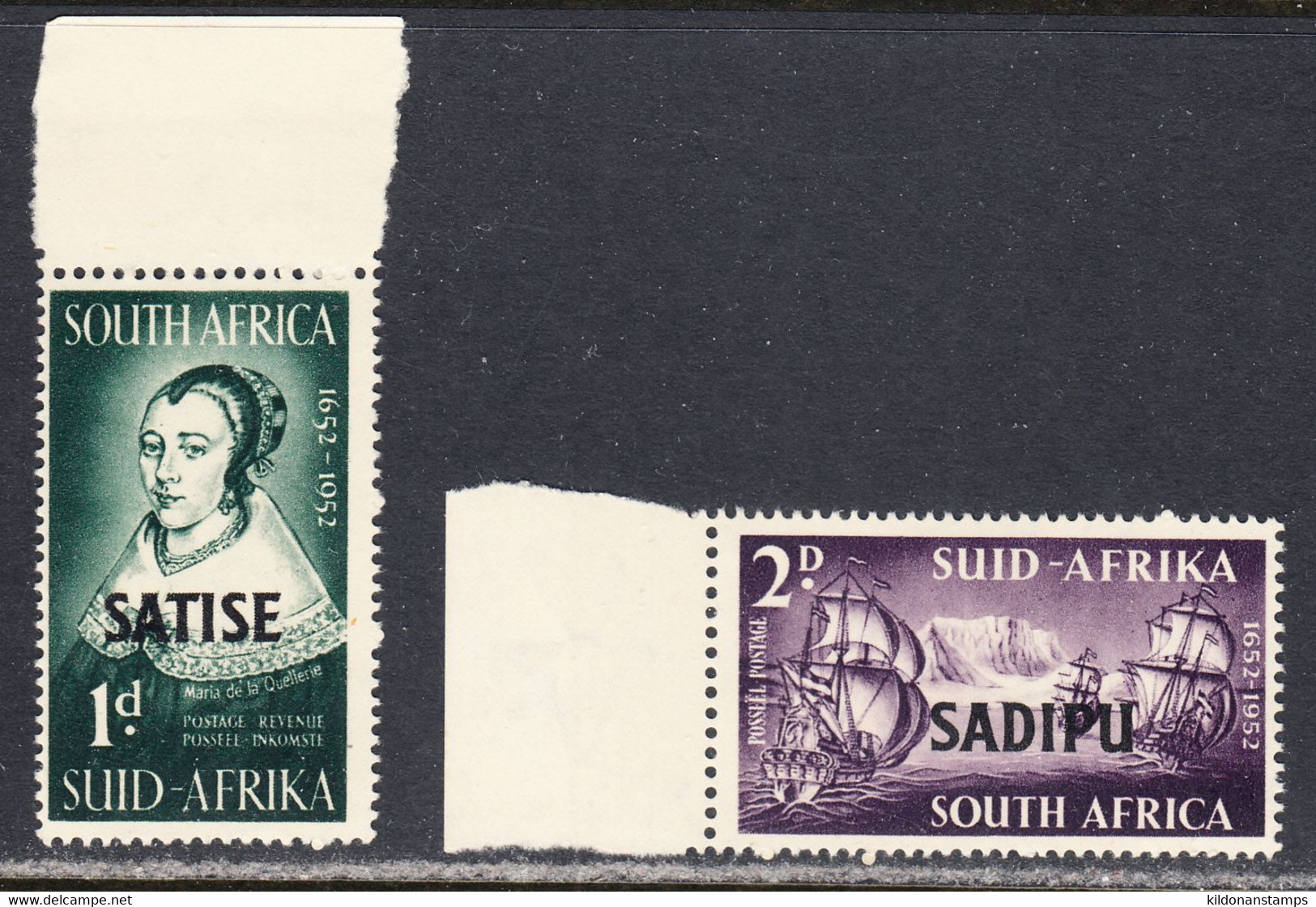 South Africa 1952 Tercentenary, Mint No Hinge, Sc# ,SG 141-142 - Unused Stamps