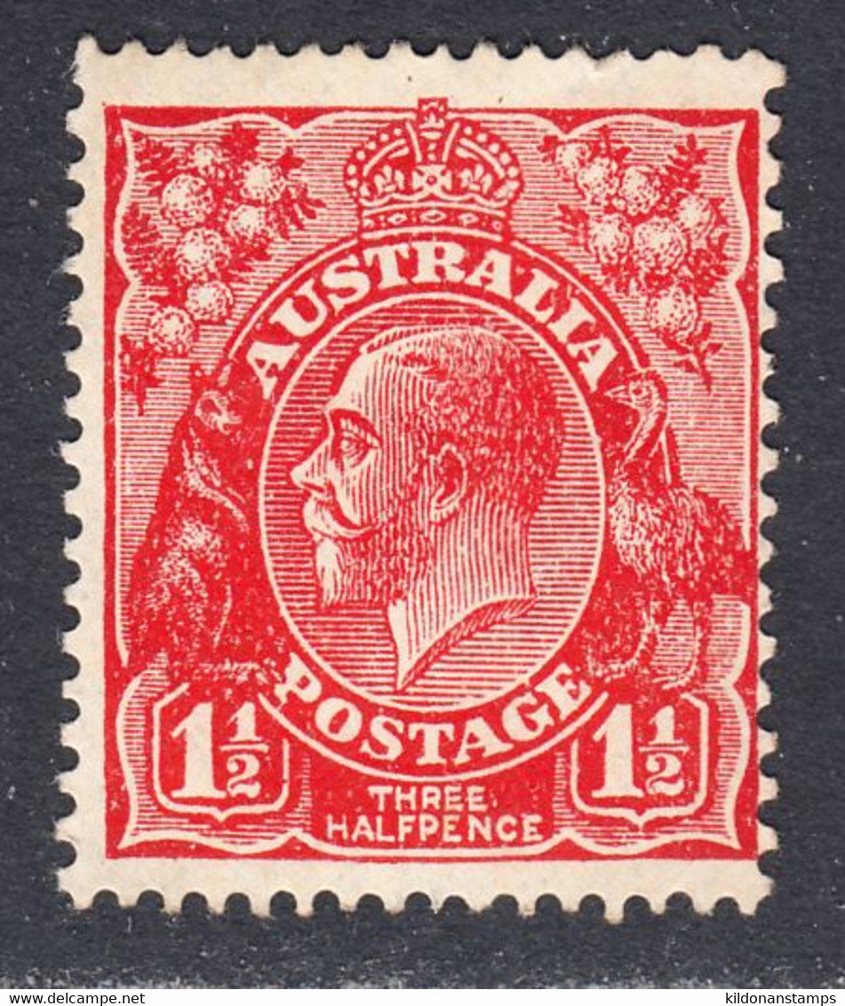 Australia 1926-30 Mint Mounted, Inverted Wmk 7, Perf 13.5x12.5, Sc# ,SG 96w - Ongebruikt