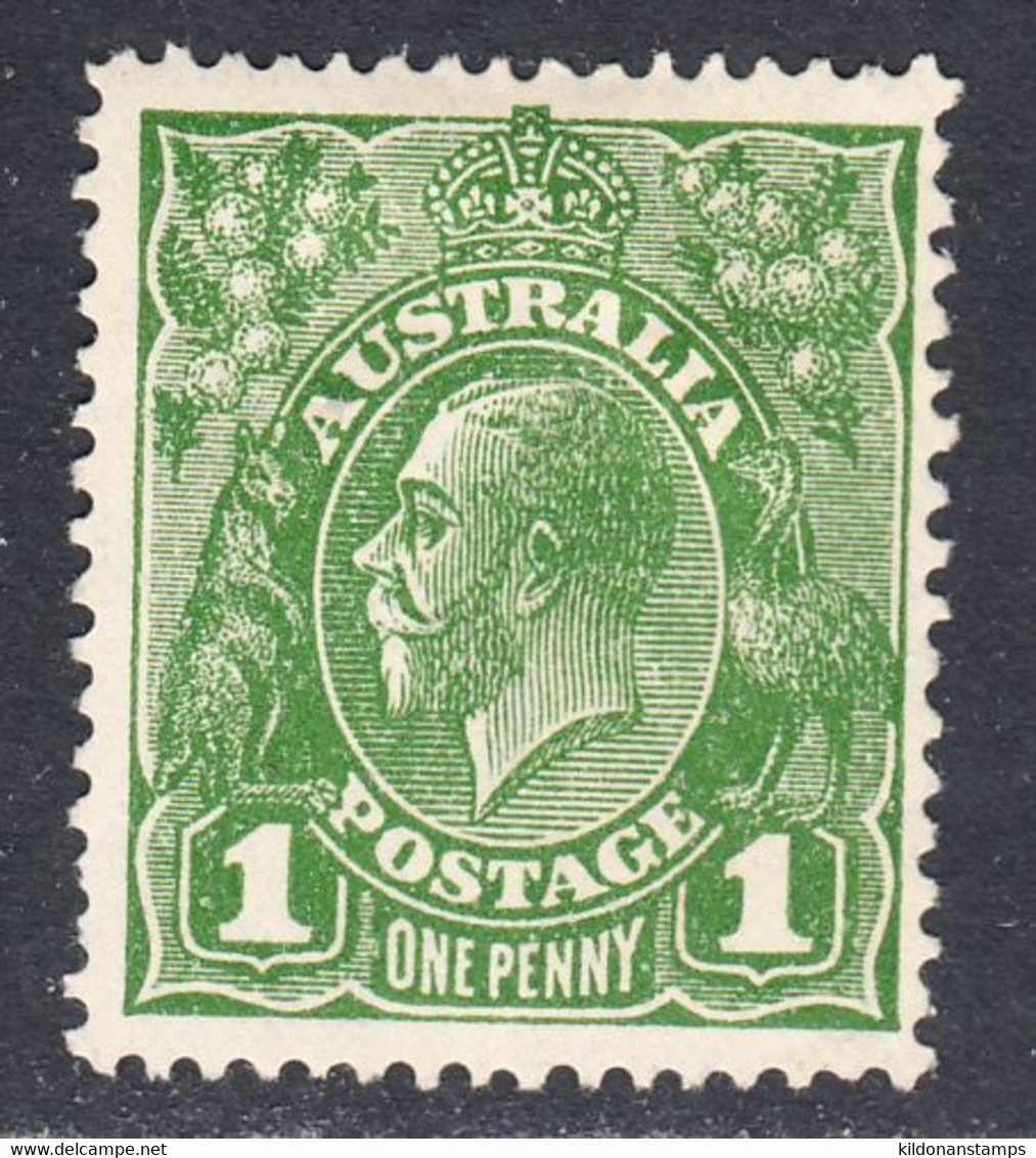 Australia 1926-30 Mint Mounted, Wmk 7, Perf 13.5x12.5, Tiny Thin, Sc# ,SG 95 - Mint Stamps