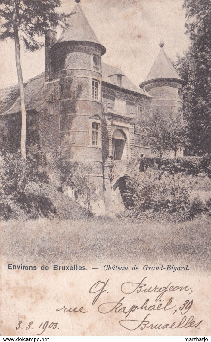 Environs De Bruxelles - Château De Grand-Bigard - 1903 ! - E. Nels, Bruxelles, Série 11 N° 235 - Dilbeek