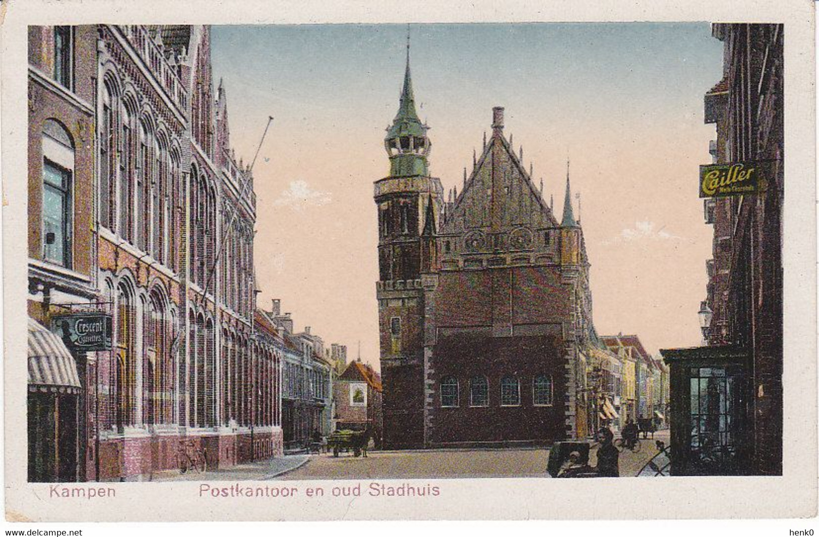 Kampen Postkantoor En Oud Stadhuis K1630 - Kampen