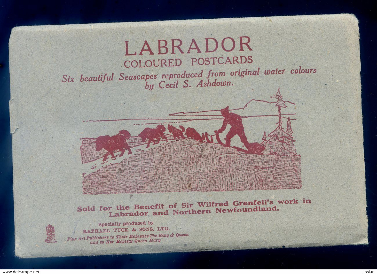 Pochette De 6 Cpa Labrador Illustrateur Cecil Ashdown Série Raphael Tuck  Newfoundland Labrador Coast NOV20-17 - Autres & Non Classés