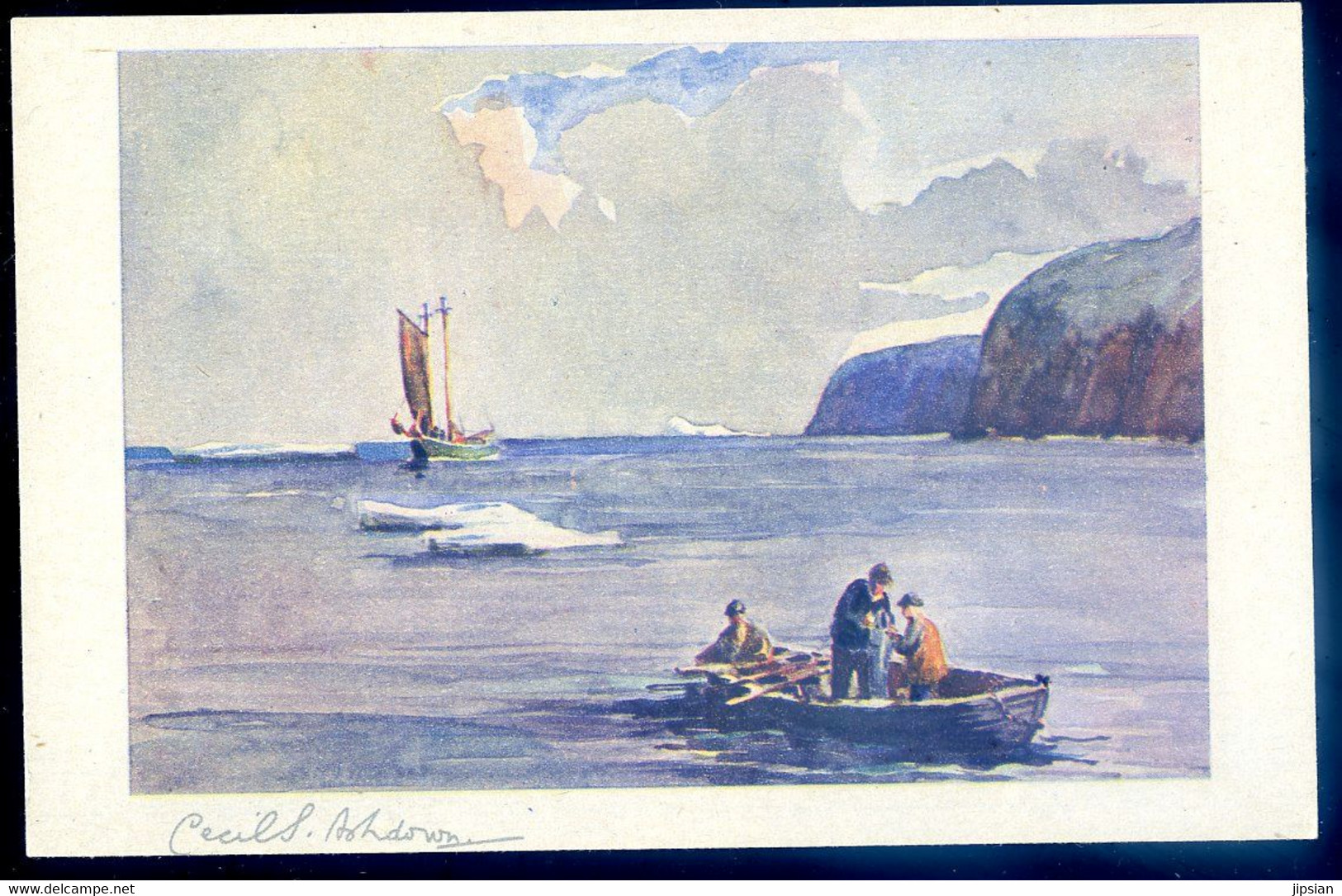 pochette de 6 cpa Labrador illustrateur Cecil Ashdown série Raphael Tuck  Newfoundland Labrador Coast NOV20-17