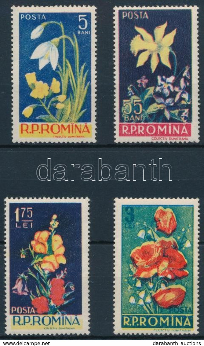 ** 1956 Virágok Sor Mi 1589-1592 - Andere & Zonder Classificatie