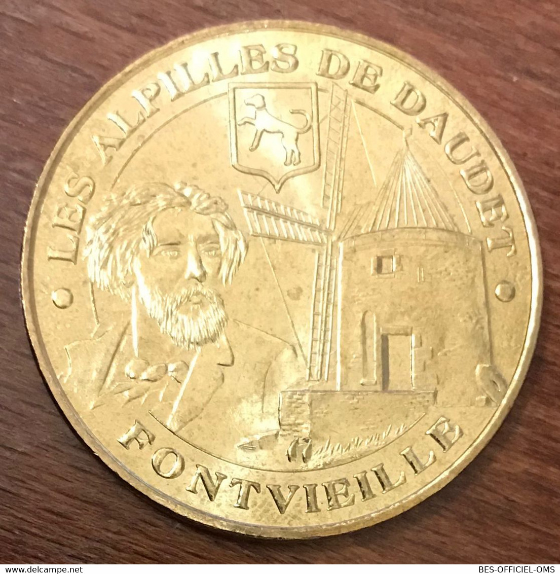 13 FONTVIEILLE LES ALPILLES DE DAUDET MDP 2006 MEDAILLE MONNAIE DE PARIS JETON TOURISTIQUE MEDALS COINS TOKENS - 2006