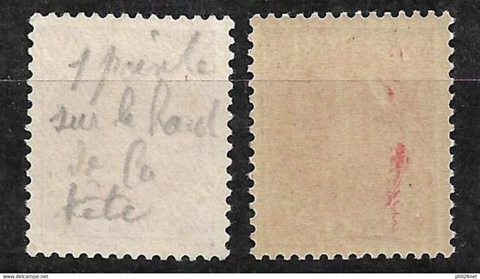 France  N° 506 Neuf * ** TB Et N° 506  Neuf (*)   Variété Avec Casque à Pointe (sur Le Crane Du Maréchal  !  - Nuevos