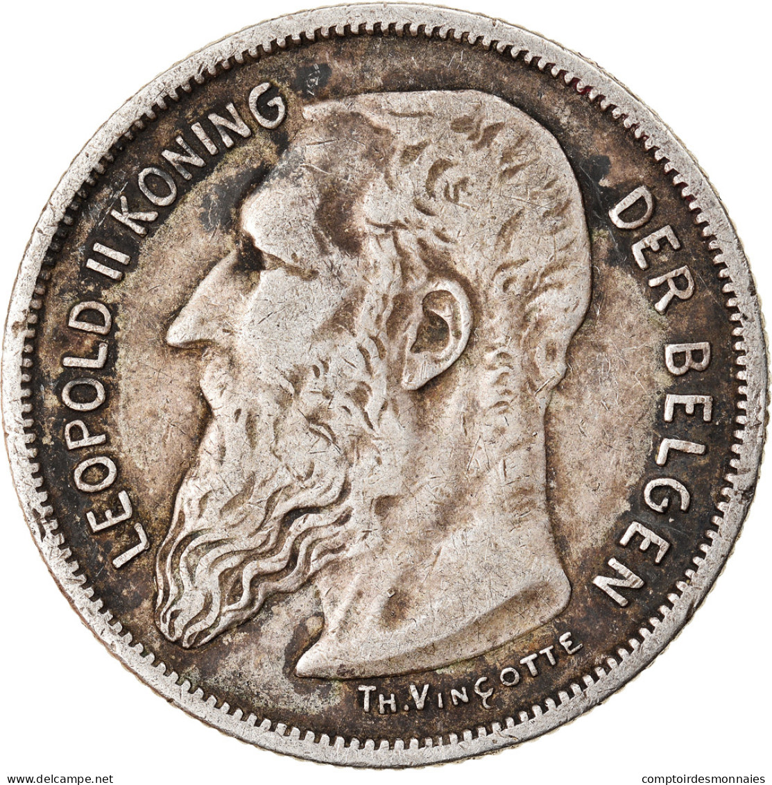 Monnaie, Belgique, 2 Francs, 2 Frank, 1904, TB+, Argent, KM:59 - 2 Frank