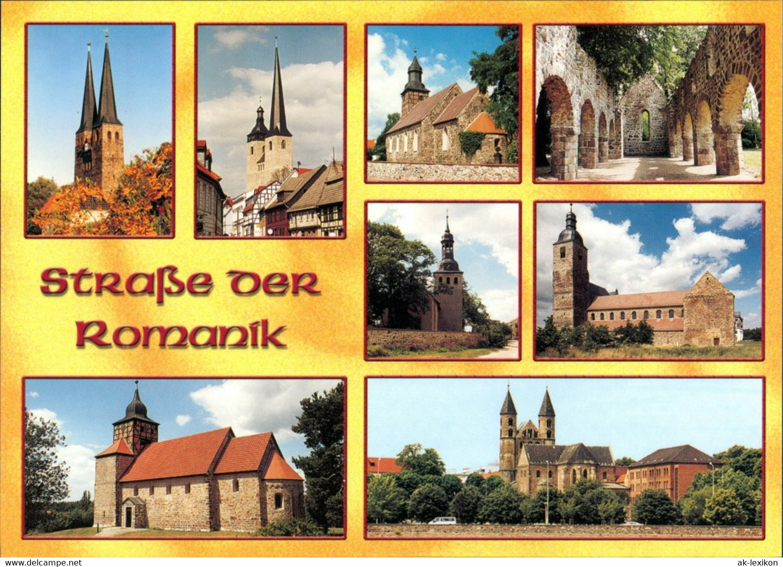 Ansichtskarte  Straße Der Romanik - Kirchen 1995 - Unclassified