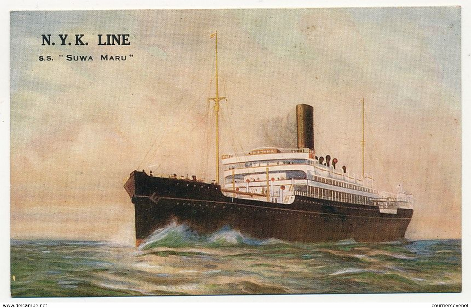 CPA - BATEAUX / JAPON - N.K.Y Lines - S.S. "Suwa Maru" - Comercio