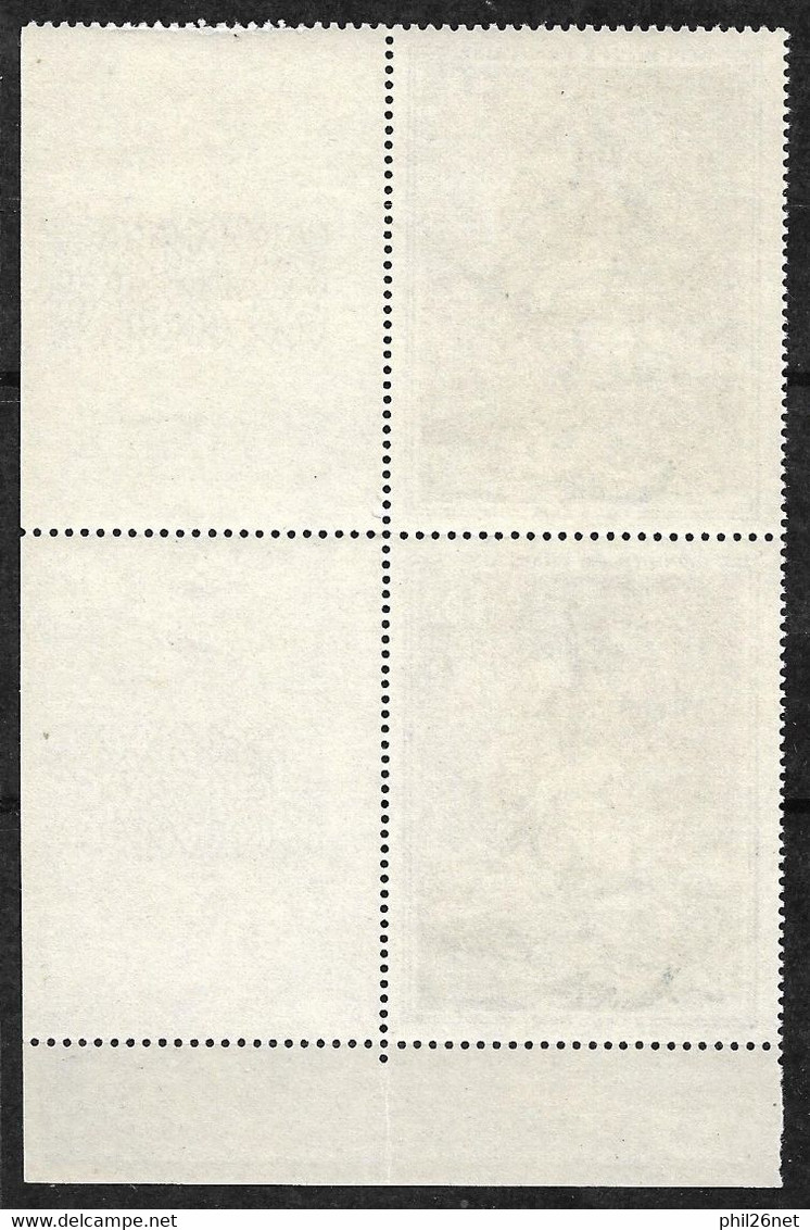 France Dallay  Paire Bord De Feuille N° 1396 Et 1396c Sabre Rougi   Neufs *  * TB= MNH VF   - Unused Stamps