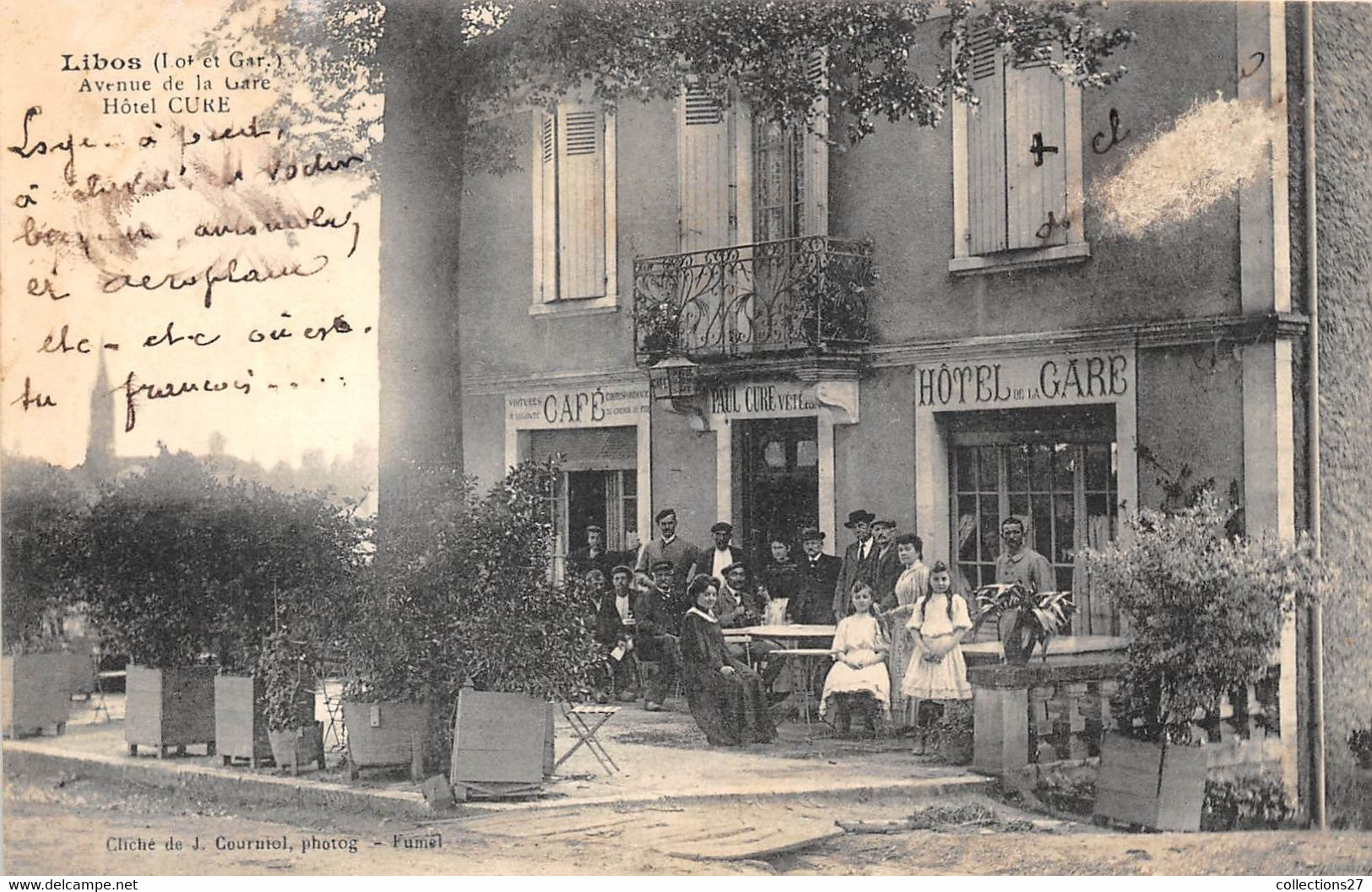 47-LIBOS- AVENUE DE LA GARE , HÔTEL CURE - Libos