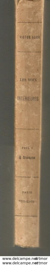 HUGO - LES VOIX INTERIEURES - HETZEL & MAISON QUENTIN - SANS DATE ( Fin XIXe-début XXe) - Auteurs Français