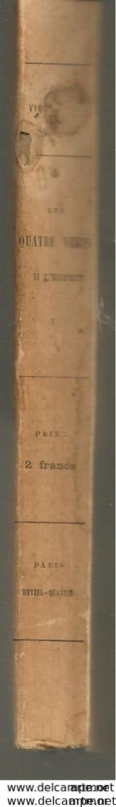 HUGO -  LES QUATRE VENTS DE L'ESPRIT - HETZEL & MAISON QUENTIN - SANS DATE ( Fin XIXe-début XXe) - 2 TOMES - Auteurs Français