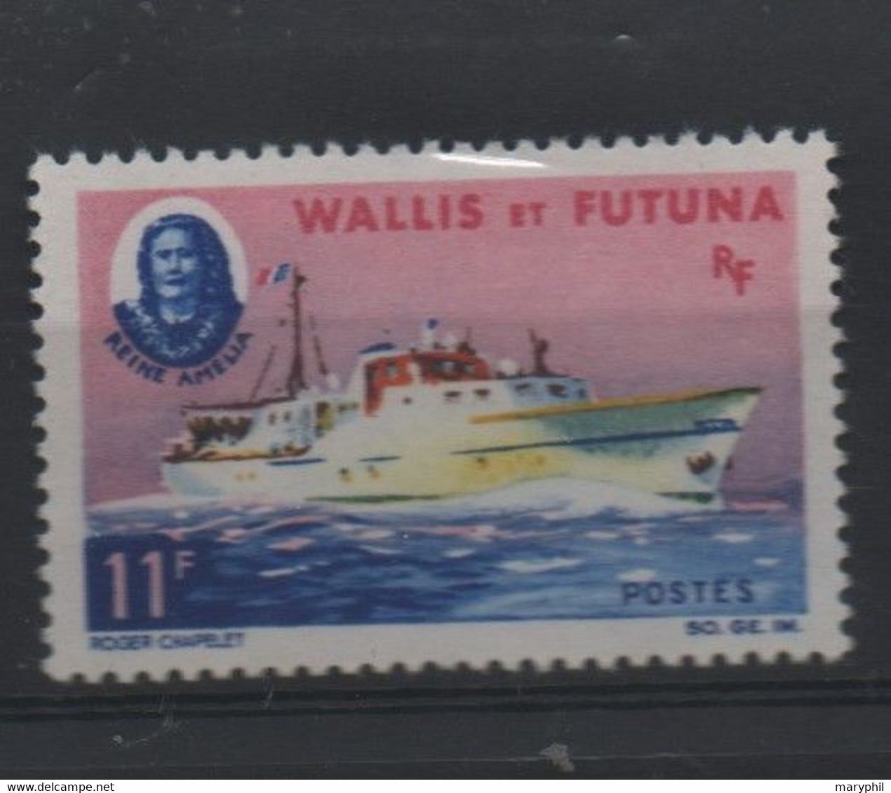 WALLIS ET FUTUNA N° 171 ** - BATEAU   - Cote 8.50 € - Ungebraucht