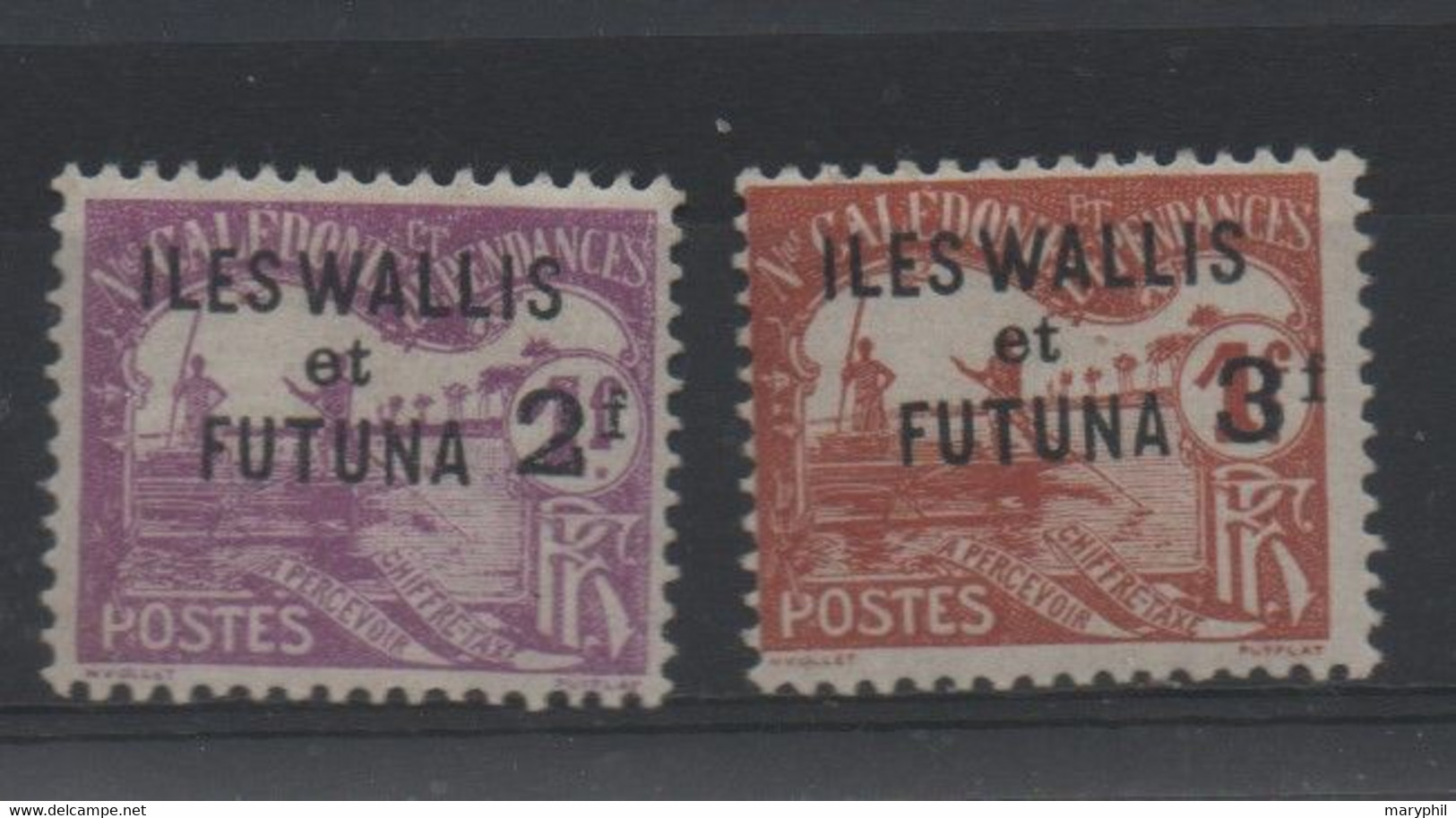 WALLIS ET FUTUNA TAXE  N° 1/10 *  - COTE 57 € - Portomarken