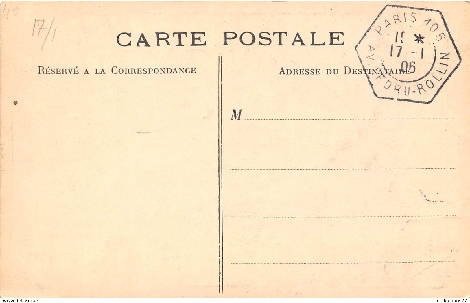 LA COURSE PRESIDENTIELLE- ELECTIONS LES 17 JANVIER 1906 - People