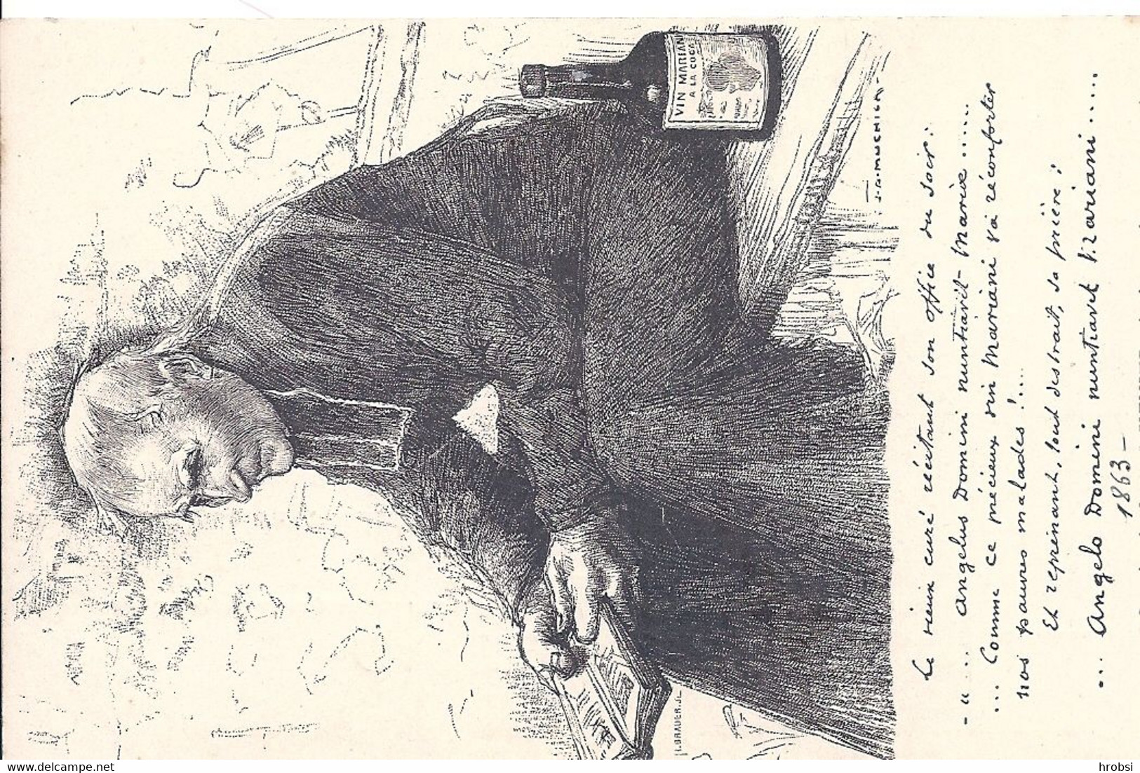 Illustrateur Muenier Jean Marie Alexis, Album Mariani, Publicité - Mueller, August - Munich