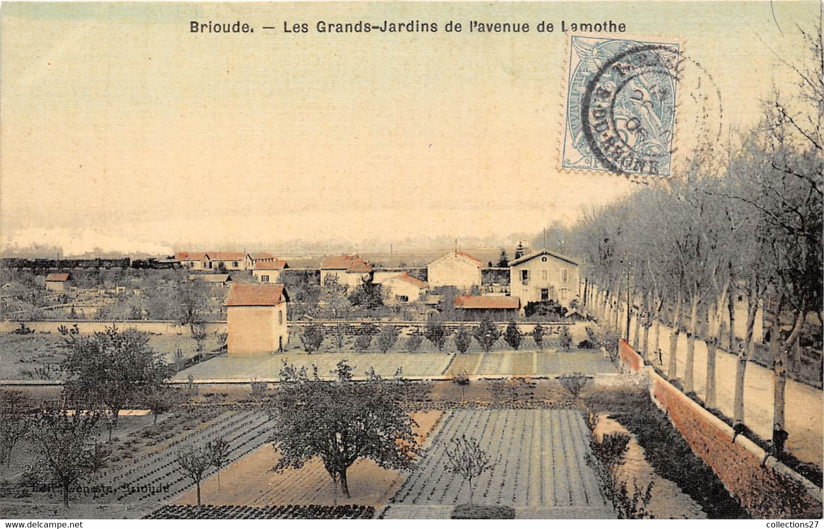 43-BRIOUDE-LES GRANDS-JARDINS-DE L'AVENUE DE LAMOTHE - Brioude