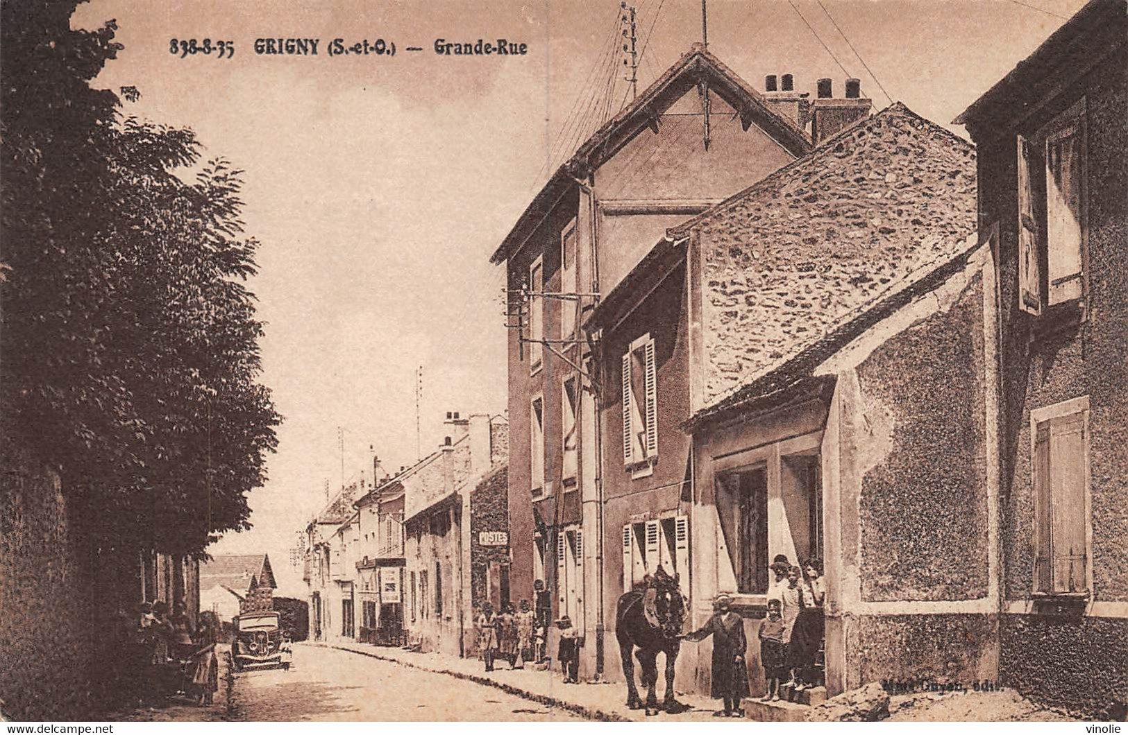 A-20-7014 : GRIGNY. GRANDE RUE - Grigny