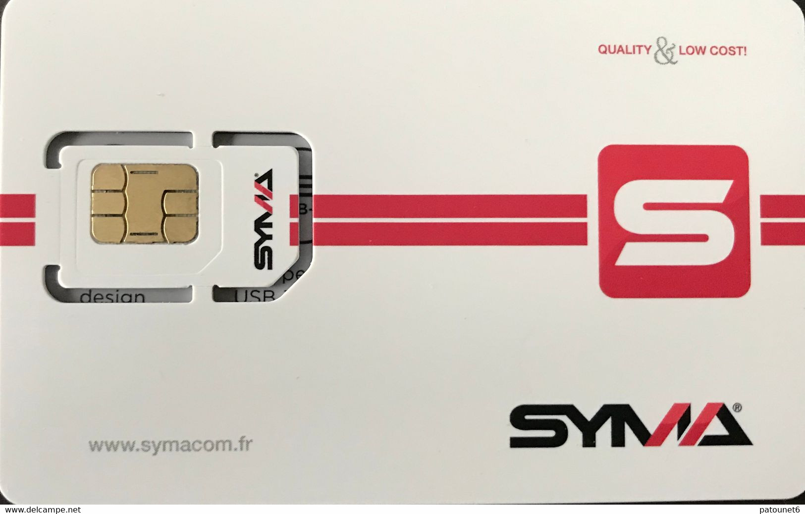 FRANCE  -  Carte GSM  - SYMA  -  Puce Intacte - Nachladekarten (Handy/SIM)