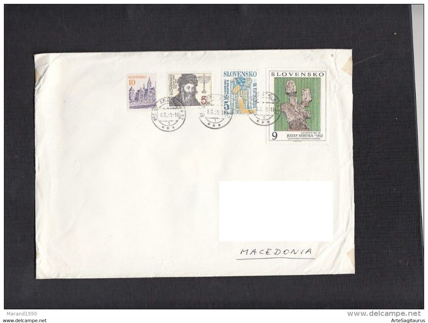 SLOVAKIA, COVER, REPUBLIC OF MACEDONIA * - Cartas & Documentos