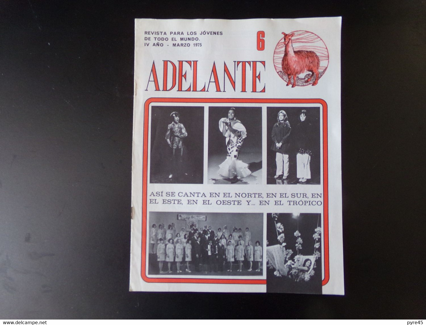 Revue " Adelante " N° 6, Mars 1975 - Kinder- Und Jugendbücher