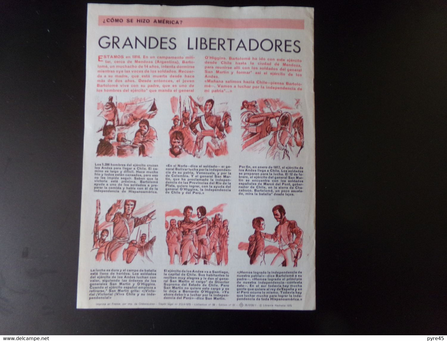 Revue " Adelante " N° 6, Mars 1975 - Juniors