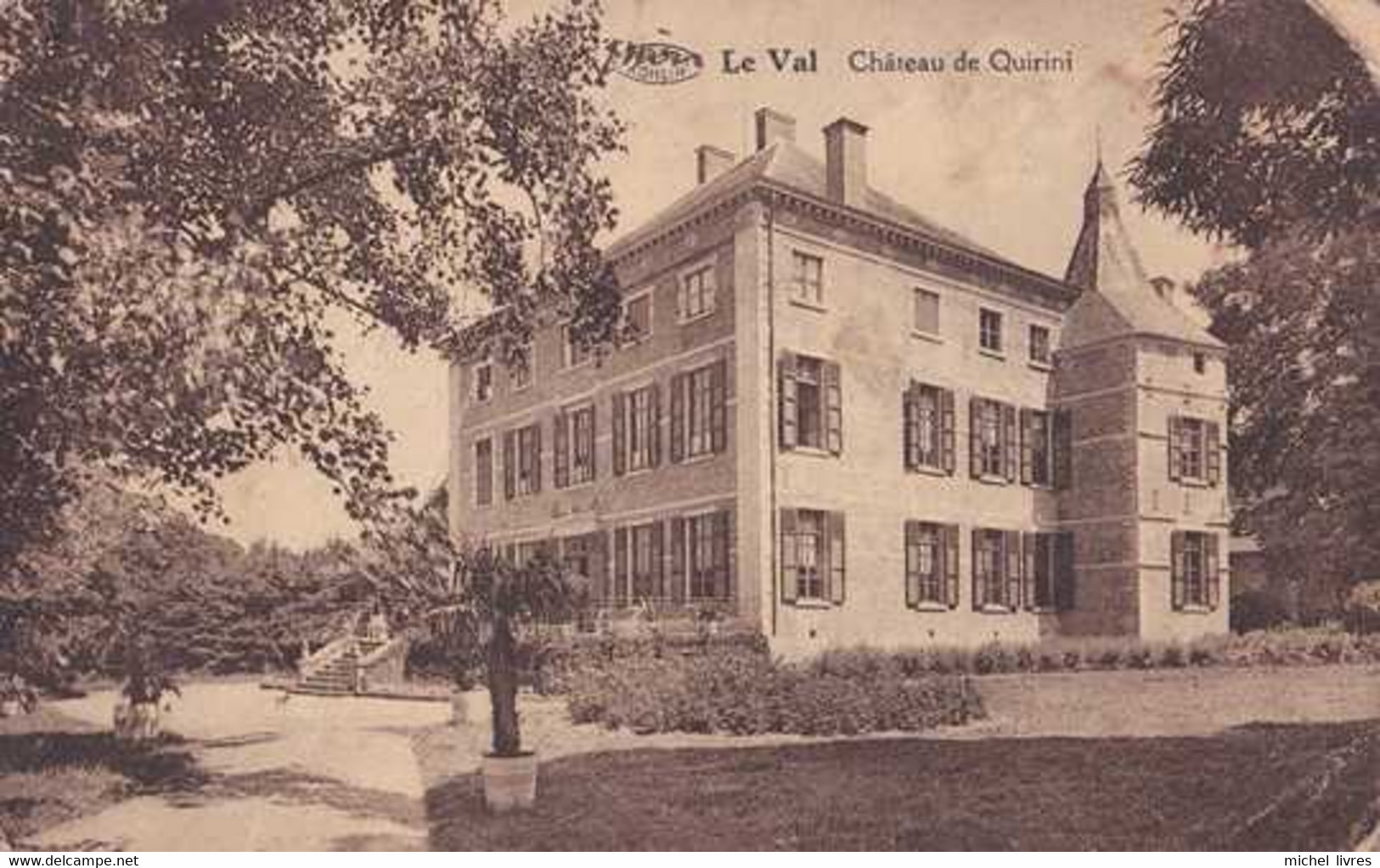 Le Val - Château De Quirini - Circulé - Carte Pliée - Dion Le Val - Chaumont-Gistoux - Chaumont-Gistoux