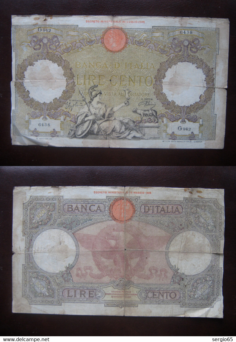 Lire Cento 1942. - 100 Lire