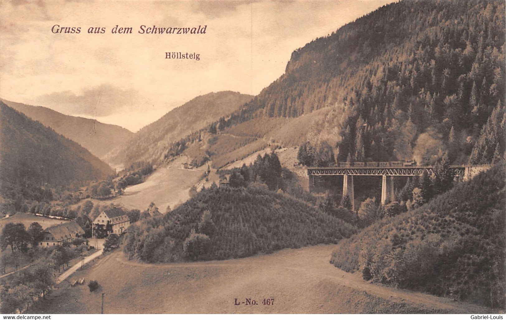 Gruss Aus Dem Schwarzwald Höllsteig - Bahn - Höllental