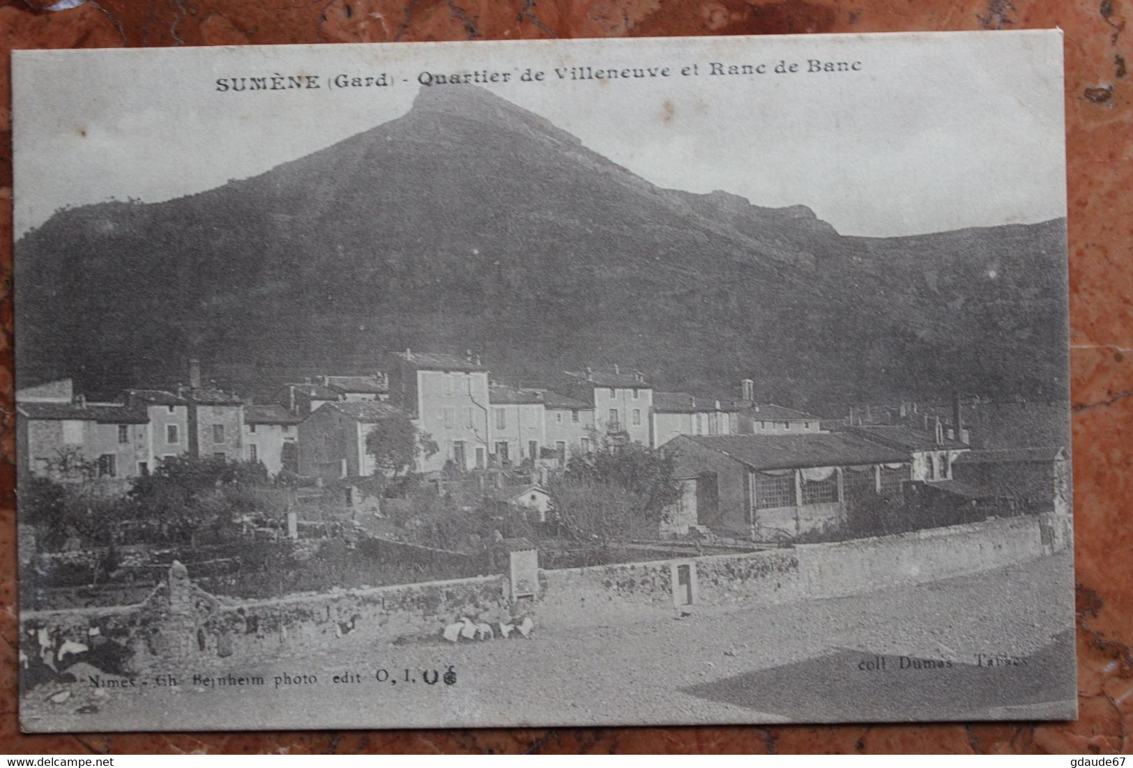 SUMENE (30) - QUARTIER DE VILLENEUVE ET RANC DE BANC - Sumène