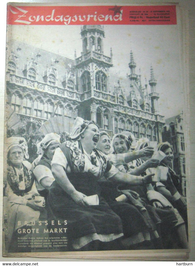 De Grote Markt In Brussel (22.09.1955) Bruxelles - Sonstige & Ohne Zuordnung