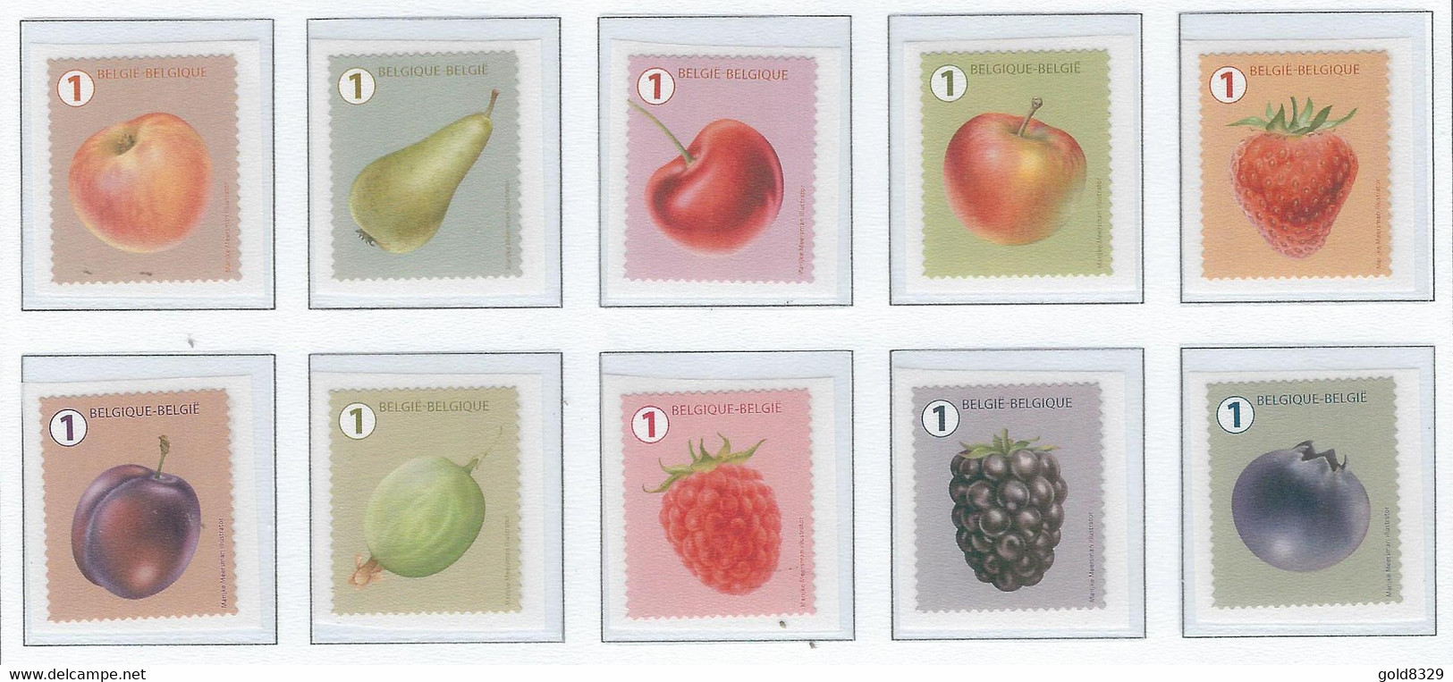 COB  4800/4809  (MNH) - Unused Stamps