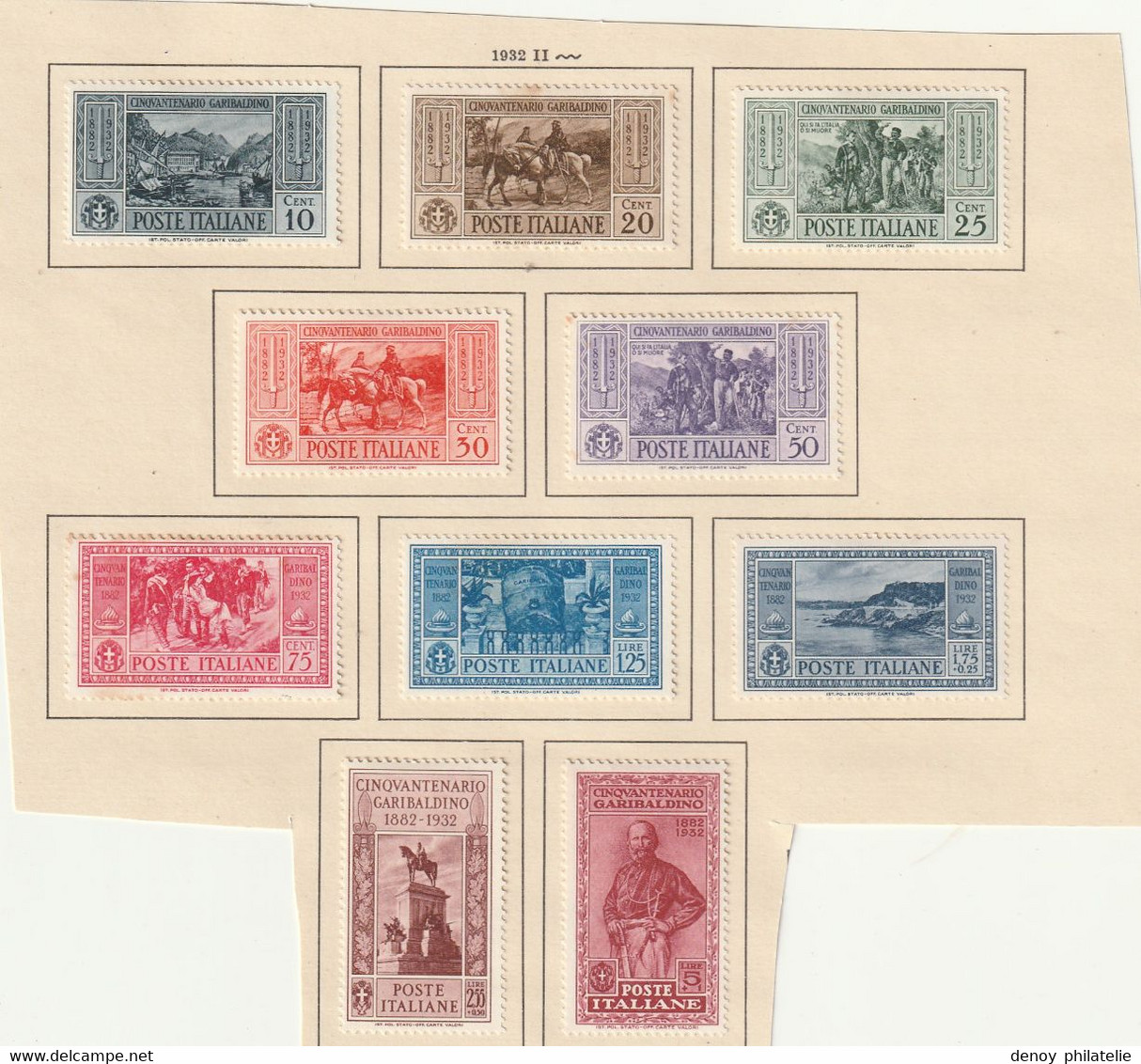 Italie Poste Avec Charniére * Série 295 A 304* 3 Timbres Rouillée - Nuovi