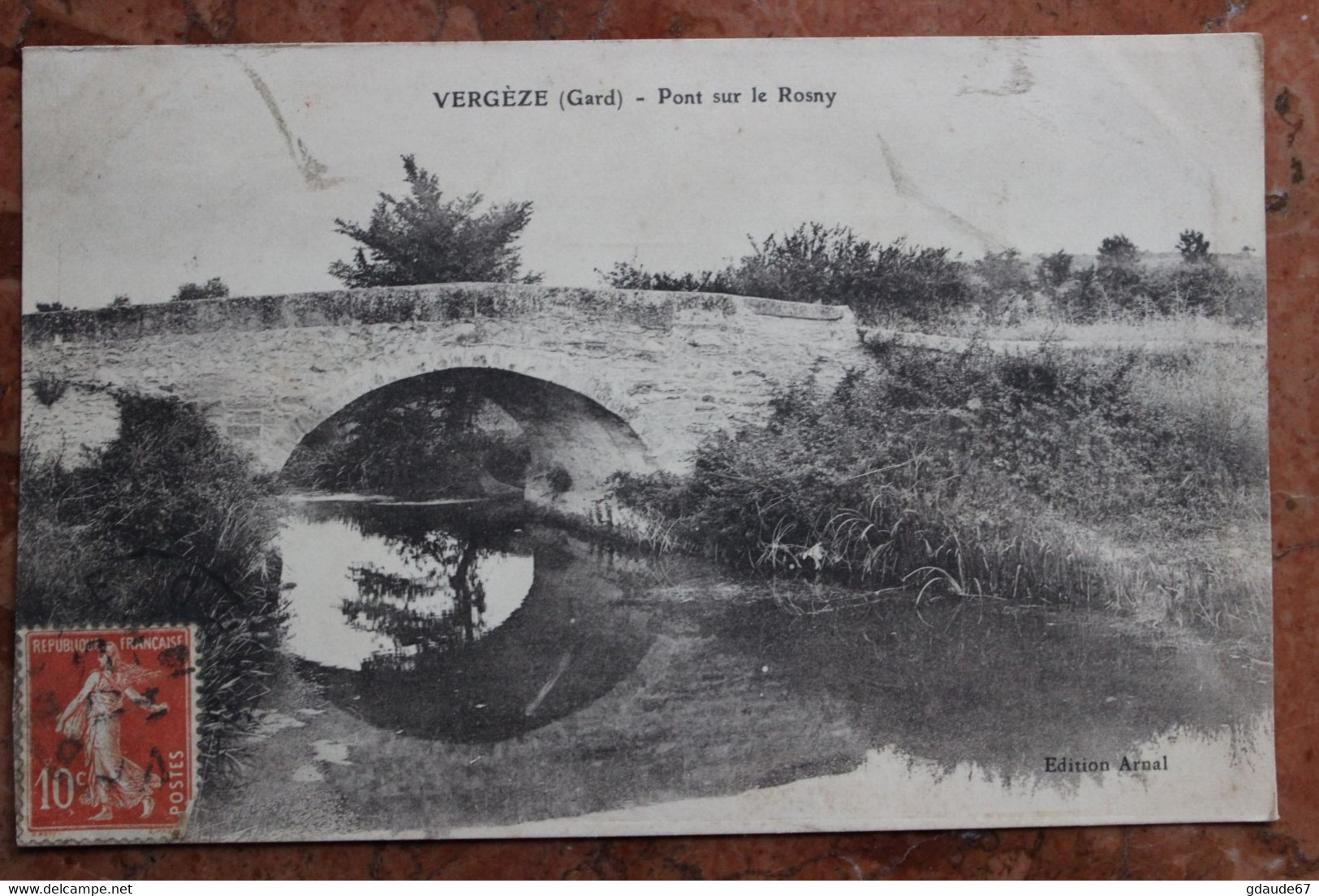 VERGEZE (30) - PONT SUR LE ROSNY - Vergèze