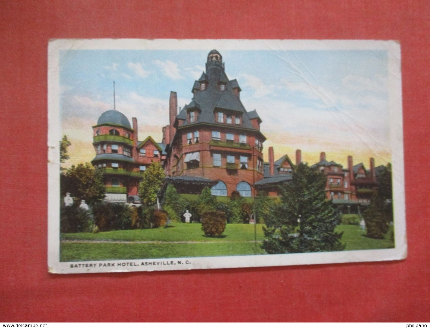 Battery Park Hotel  Has Crease  Asheville North Carolina     Ref 4487 - Asheville