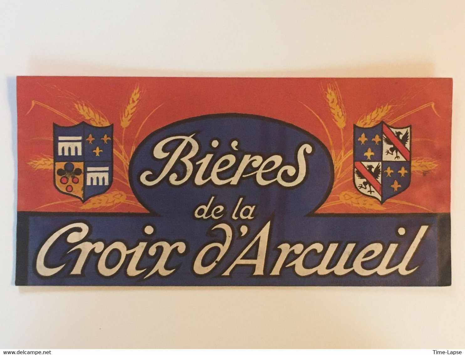 Tour De France - Calot / Chapeau Publicitaire Papier "Bières De La Croix D'Arcueil" - TBE - Advertising