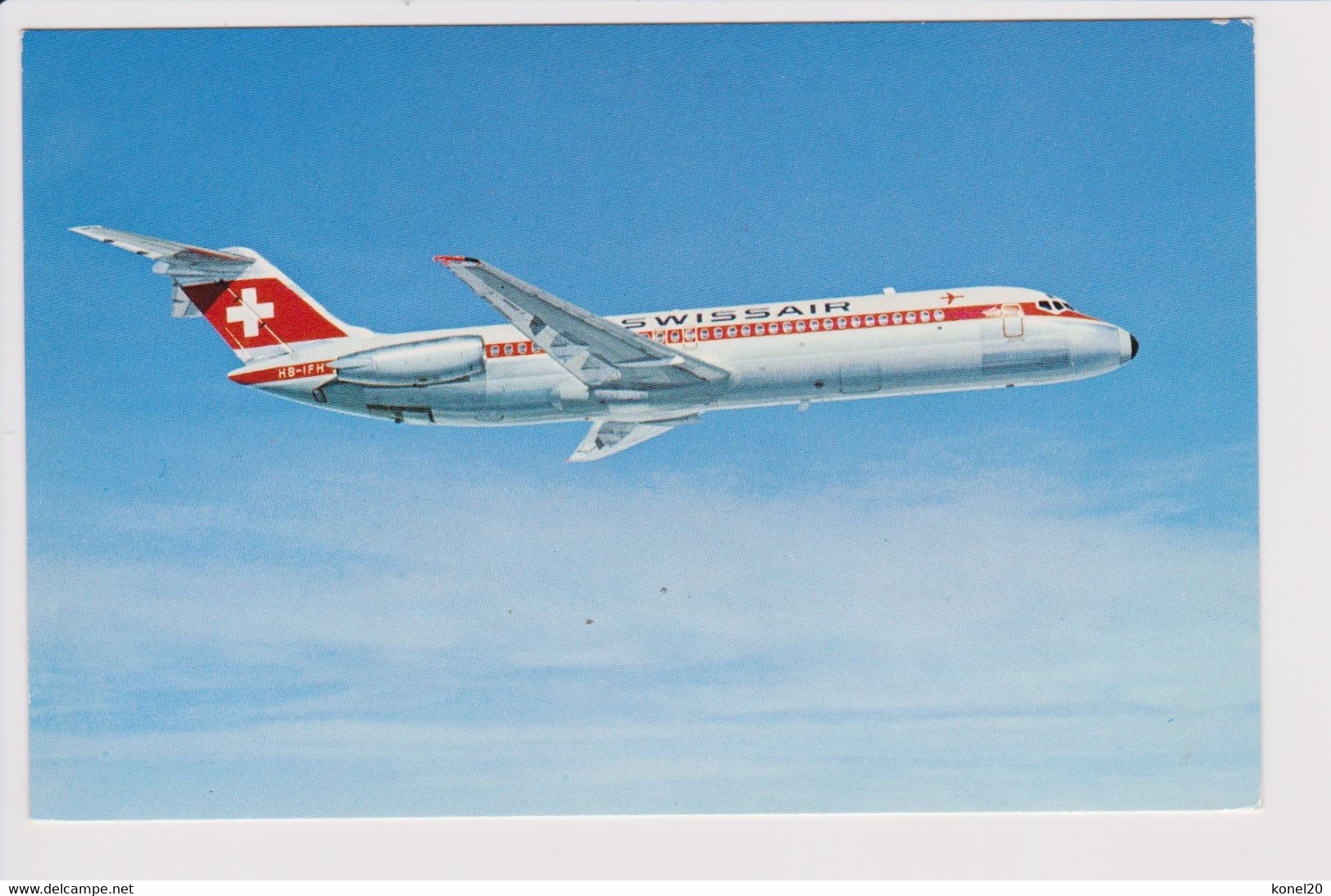 Vintage Rppc Swissair Douglas Dc-9 Aircraft - 1919-1938: Entre Guerres