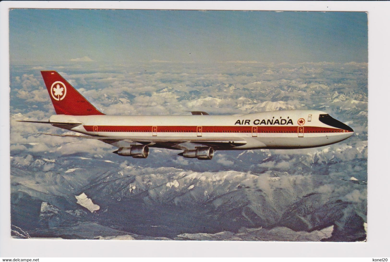 Vintage Rppc Air Canada Boeing 747 Aircraft - 1919-1938: Entre Guerres