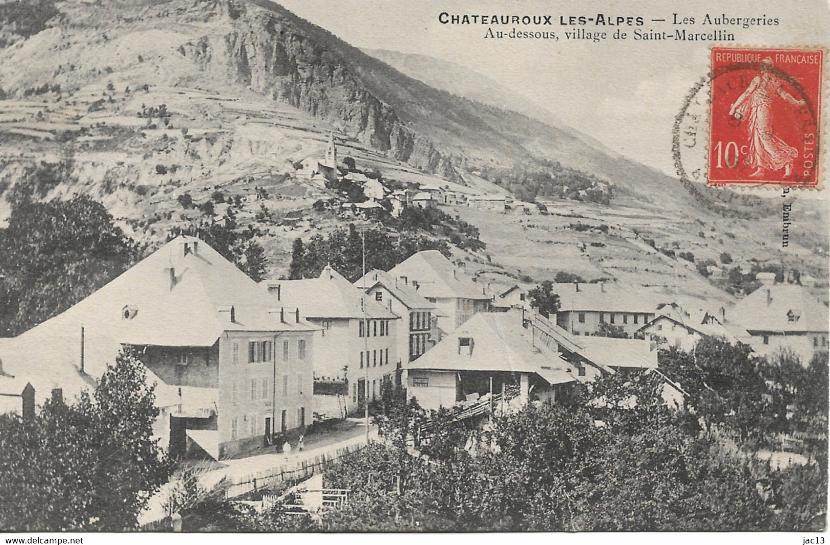 L50D_67 - Châteauroux-les-Alpes - Les Aubergeries - Au-dessus, Village De Saint-Marcellin - Other & Unclassified